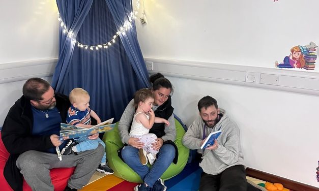 Children’s Foundation getting cosy at Deckham Family Hub with new storytelling space